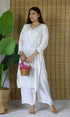 Hand Embroidered chikankari set